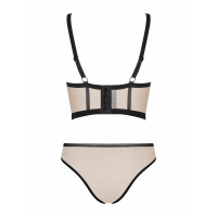 Комплект Obsessive Nudelia top & panties L/XL