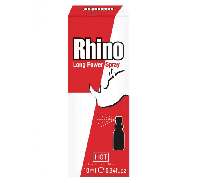 Спрей пролонгатор для мужчин HOT RHINO, 10 мл