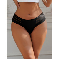 Трусы высокие Star Night, чёрные, S