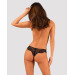 Трусики черные Maderris panties Obsessive M/L