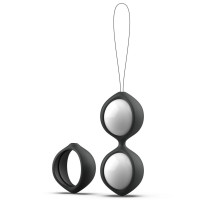 Вагінальні кульки B Swish із змінними скобами, чорно-білі