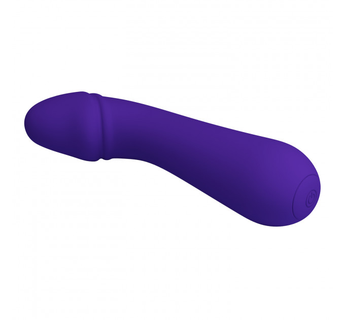Вибратор для точки G Pretty Love Cetus фиолетовый, 15 х 3.5 см