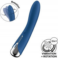 Вібратор для точки G, що обертається Satisfyer Spinning Vibe 1, синій
