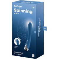 Вібратор для точки G, що обертається Satisfyer Spinning Vibe 1, синій