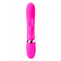 Вибратор-кролик ADELA Pink USB 12 режимов вибрации и 6 пульсаций