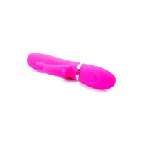 Вибратор-кролик ADELA Pink USB 12 режимов вибрации и 6 пульсаций