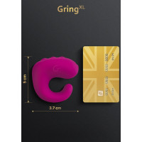 Вибратор на пальцы GVIBE GringXL Sweet Raspberry, малиновый