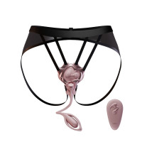 Вібратор-трусики з пультом UPKO UEROS зі знімним віброяйцем, рожевий