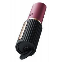 Вібратор у формі помади Satisfyer Pro 2 Kiss з вакуумною стимуляцією, червоний