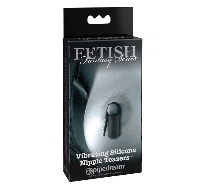Зажимы для сосков с вибрацией Pipedream Fetish Fantasy Series LIMITED EDITION черные