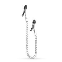 Затискачі на соски DS Fetish Nipple clamps iron L silver 66,2 g