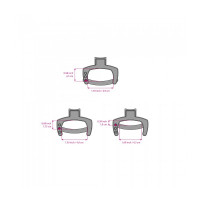 Зажимы на яички MYSTIM-EDD TIGHT BALL SQUEEZER, черный, 4.9 х 2.5 см