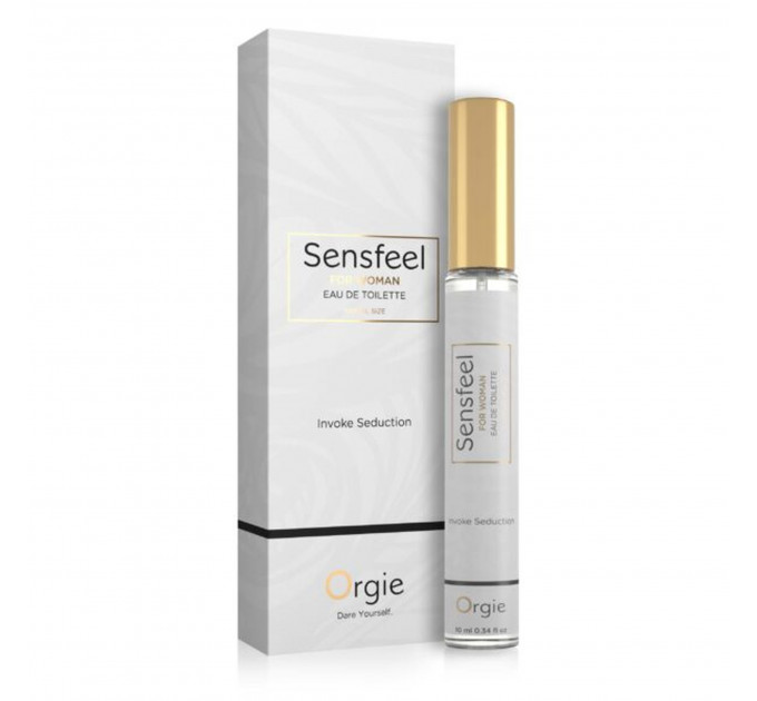 Туалетна вода жіноча SENSFEEL + афродизіак, 10 мл ефективна феромон-технологія Orgie
