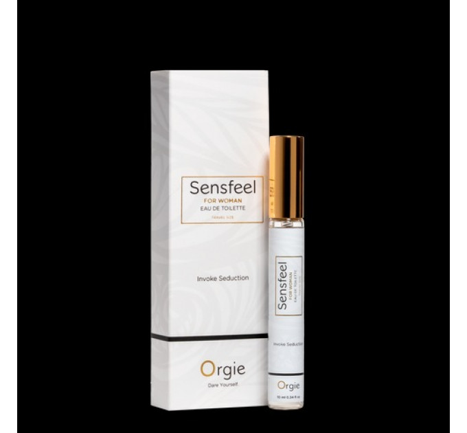 Туалетна вода жіноча SENSFEEL + афродизіак, 10 мл ефективна феромон-технологія Orgie