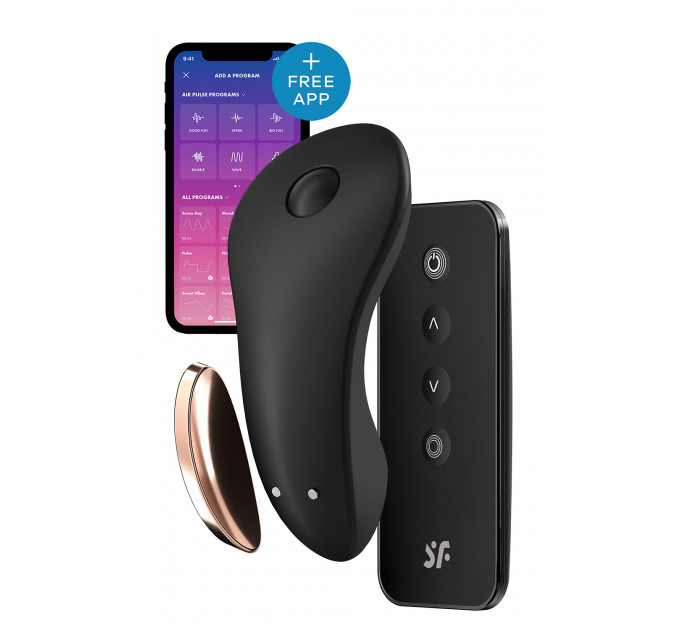 Вибратор в трусики с пультом и функцией управления смартфоном Satisfyer Little Secret