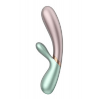 T360177 Двойной смарт вибратор с функцией нагрева Satisfyer Hot Lover green