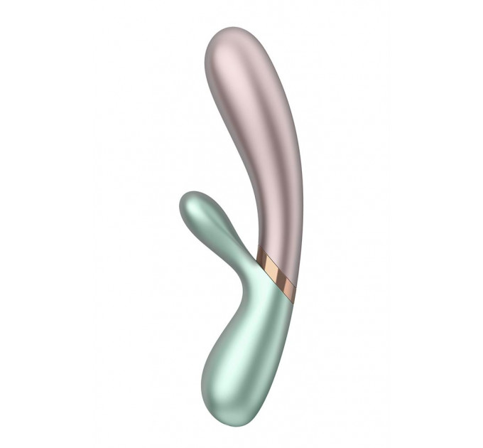 T360177 Двойной смарт вибратор с функцией нагрева Satisfyer Hot Lover green