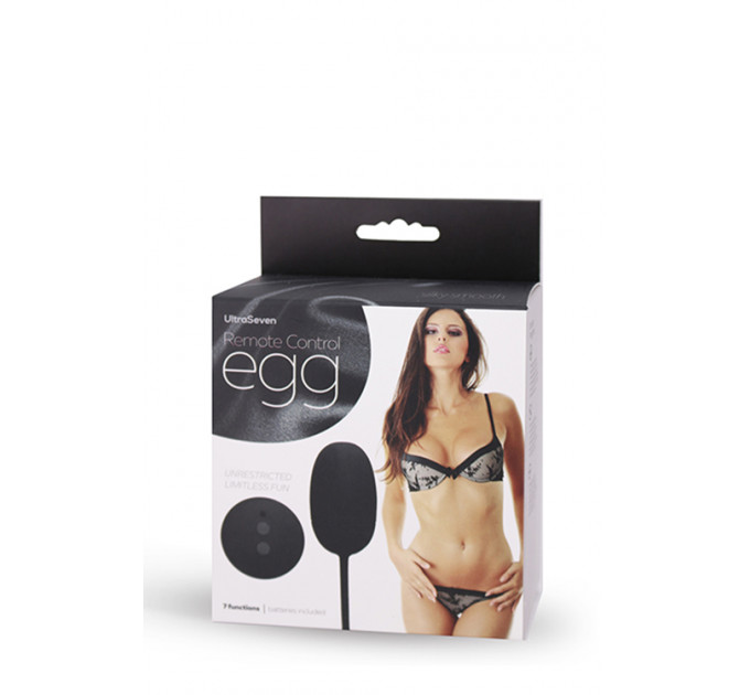 Виброяйцо REMOTE CONTROL EGG BLACK