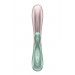T360177 Двойной смарт вибратор с функцией нагрева Satisfyer Hot Lover green