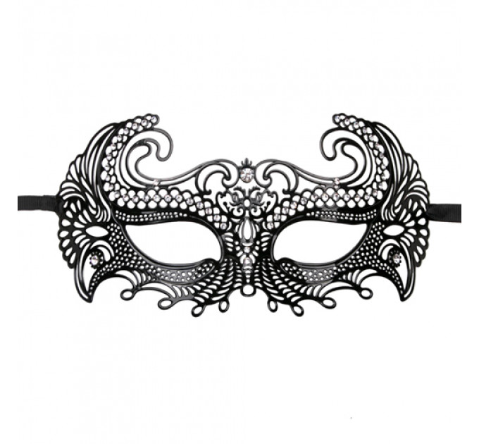 Маска металлическая черная Easytoys Venetiaans Masker