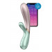T360177 Двойной смарт вибратор с функцией нагрева Satisfyer Hot Lover green