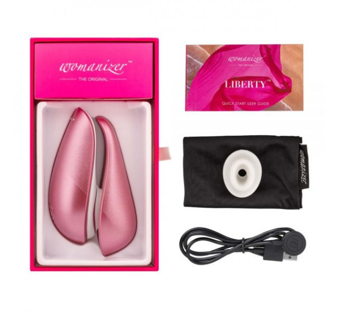 Бесконтактный стимулятор клитора Womanizer Liberty Pink Rose