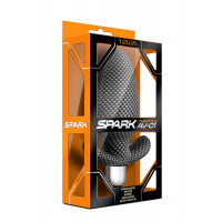 Анальная пробка с вибрацией 3 в 1 BLUSH SPARK THROTTLE AV-01 CARBON FIBER