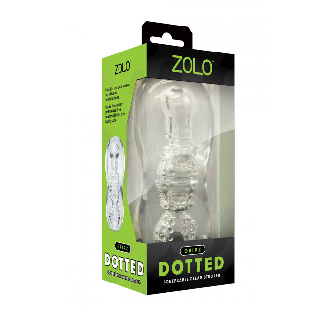 МАСТУРБАТОР ZOLO GRIPZ DOTTED