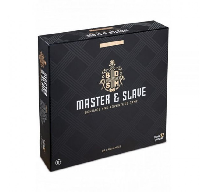 Набір БДСМ 10 предметів Master& Slave, Black
