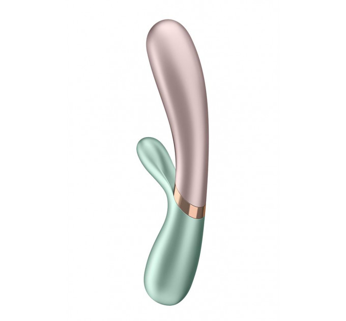 T360177 Двойной смарт вибратор с функцией нагрева Satisfyer Hot Lover green