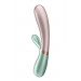 T360177 Двойной смарт вибратор с функцией нагрева Satisfyer Hot Lover green