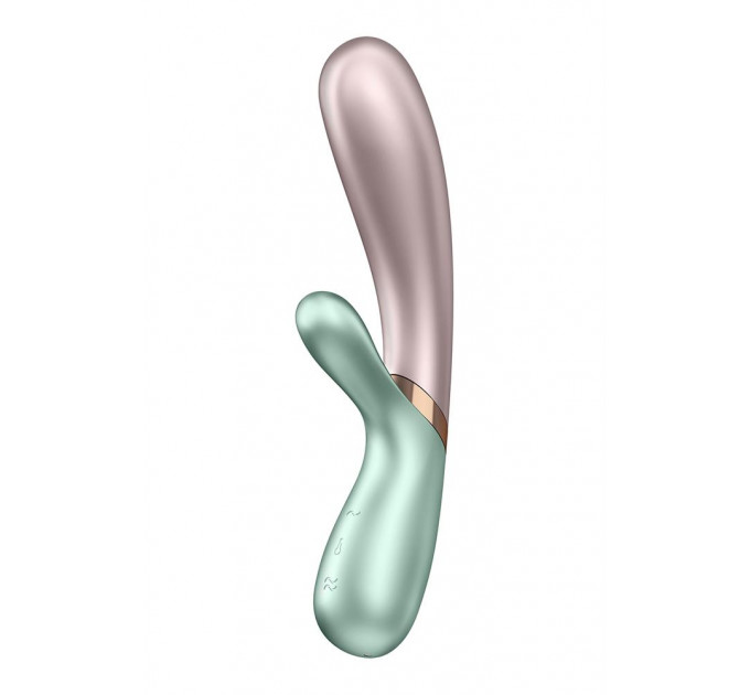 T360177 Двойной смарт вибратор с функцией нагрева Satisfyer Hot Lover green