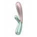 T360177 Двойной смарт вибратор с функцией нагрева Satisfyer Hot Lover green