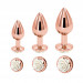 Анальная пробка NS Novelties REAR ASSETS ROSE MEDIUM WHITE