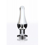 Анальная пробка с кристаллом Toy Joy Diamond Bum Bijou серебристый, Medium