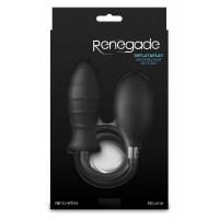 Анальная пробка с накачкой NS Novelties Renegade черная, 69.2 см