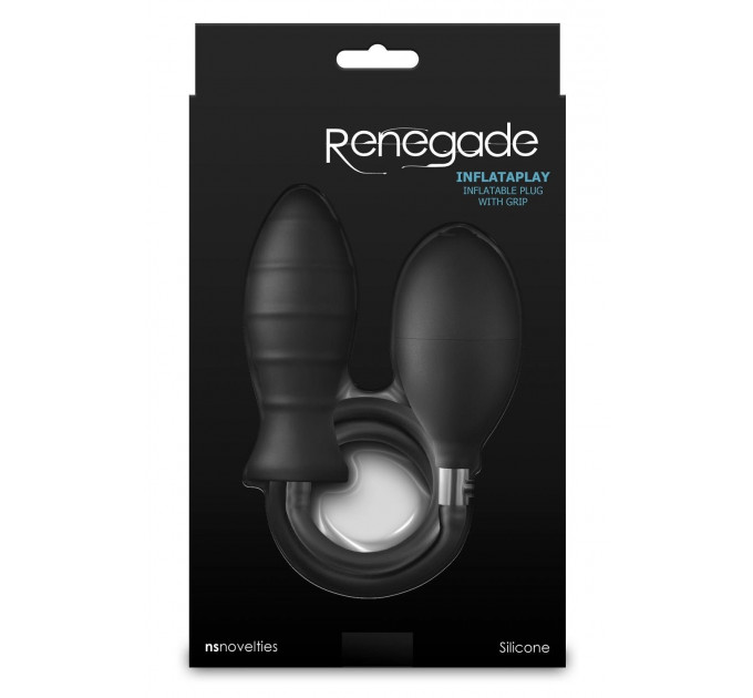 Анальная пробка с накачкой NS Novelties Renegade черная, 69.2 см