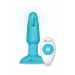 Анальная пробка с вибрацией и имитацией римминга b-Vibe Rimming Plug 2, голубая