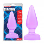 Анальная пробка большая Hi-Rubber Purple Chisa