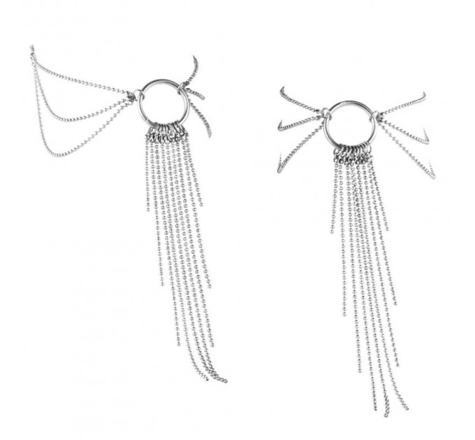 Браслети для ніг Bijoux Indiscrets Magnifique Feet Chain, сріблясті