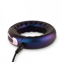 Эрекционное кольцо с вибрацией Hueman Saturn Vibrating Cock/Ball Ring