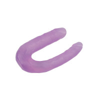 Фалоімітатор подвійний Chisa Hi-Rubber 13 Inch Dildo, фіолетовий