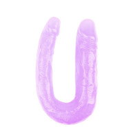 Фалоімітатор подвійний Chisa Hi-Rubber 13 Inch Dildo, фіолетовий