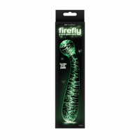 Фалоімітатор скляний NS Novelties, що світиться FIREFLY GLASS G SPOT GLOW WAND CLEAR