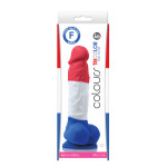 Фаллоимитатор силикон NS Novelties COLOURS PLEASURES TRICOLOR 5INCH DILDO