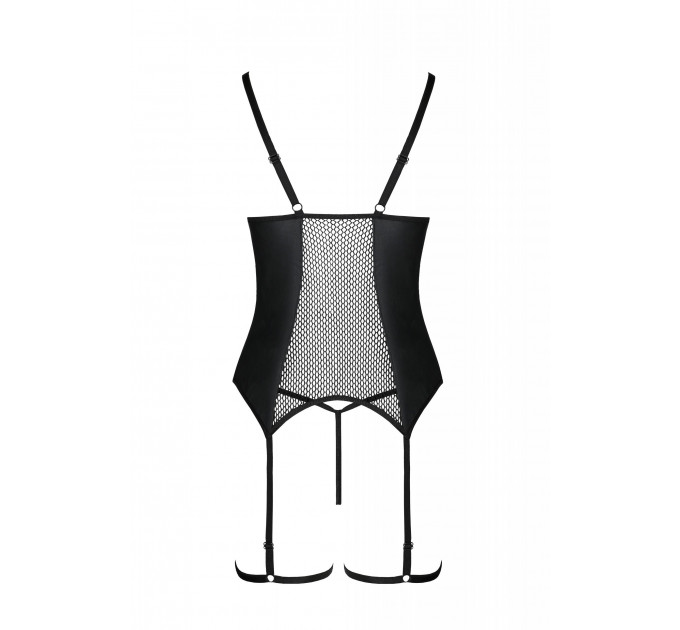 Корсет и стринги черный S/M BETH CORSET - Passion