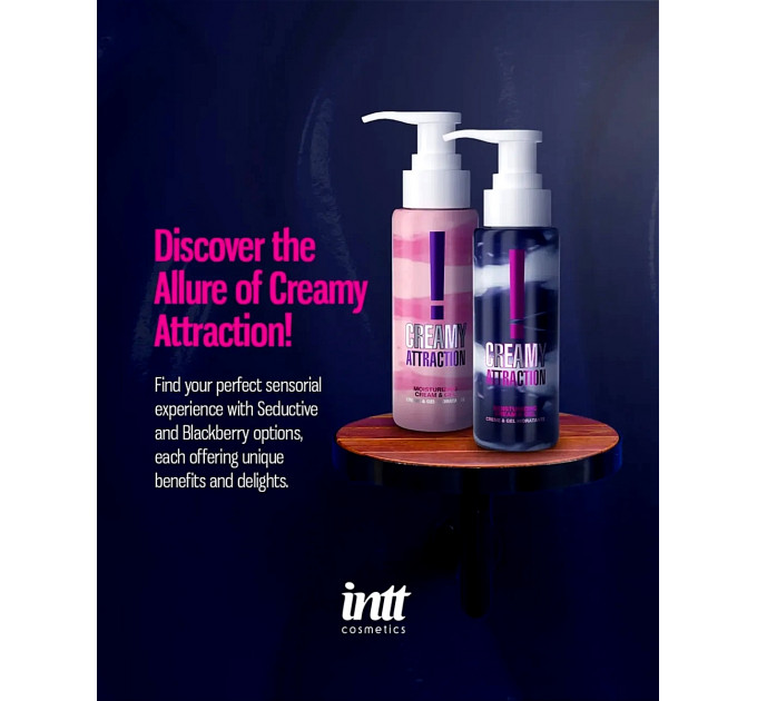 Крем-гель для тела с соблазнительным ароматом Intt Creamy Attraction Seduction! для поцелуев, 100 мл