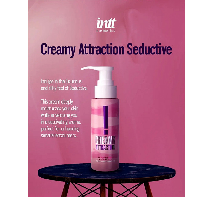 Крем-гель для тела с соблазнительным ароматом Intt Creamy Attraction Seduction! для поцелуев, 100 мл