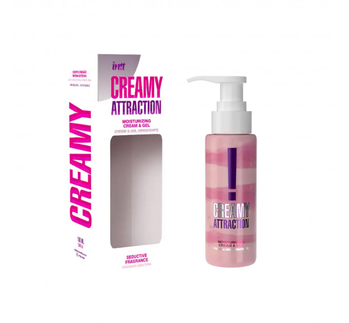 Крем-гель для тела с соблазнительным ароматом Intt Creamy Attraction Seduction! для поцелуев, 100 мл