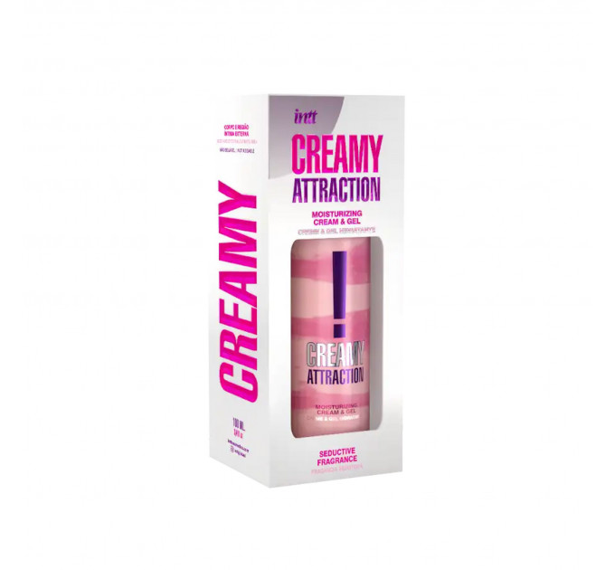 Крем-гель для тела с соблазнительным ароматом Intt Creamy Attraction Seduction! для поцелуев, 100 мл